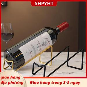 [COD] SHPYHT Giao hàng địa phương 1 gói rượu vang chai giá Countertop rượu chai hiển thị giá lưu trữ rượu vang giá đơn giản nhà truy cập trang trí