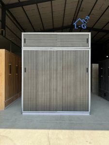 TỦ NHỰA ĐÀI LOAN 2 CÁNH LÙA - Tủ Quần Áo Nhựa Ngang 2m05 Cao 2m4 Sâu 45cm