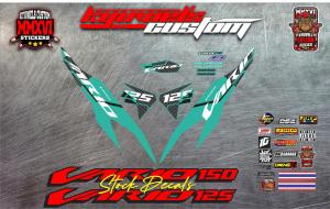HONDA CLICK V2 VARIO 125/150 DECALS