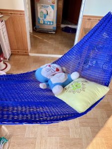 Võng treo ngoài trời cho bé và người lớn loại 3m4x3m tặng kèm 5m dây dù buộc võng