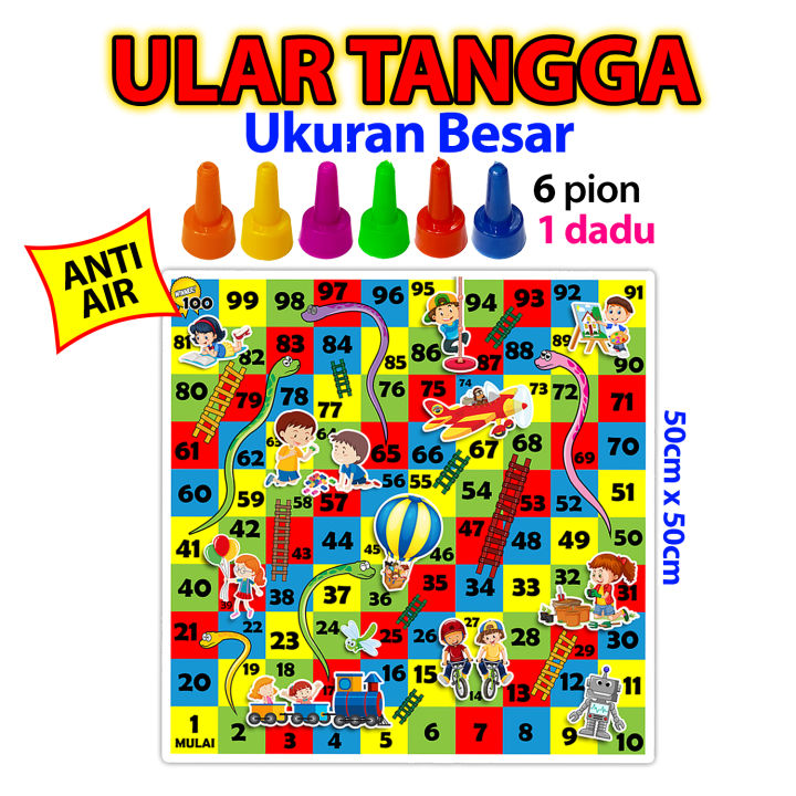 Permainan Ular Tangga Keluarga Bisa Main 6 Orang