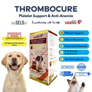 THROMBOCURE (Carica Papaya Yeast Bacillus sp. Vitamins and Minerals) 120ml bottle