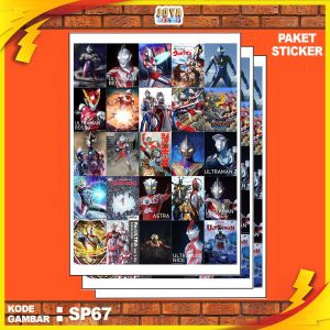 GAMBAR STICKER ULTRAMEN4 / STIKER ULTRAMEN4 / PAKET STIKER ULTRAMEN4  PER 25 PCS / KODESP67