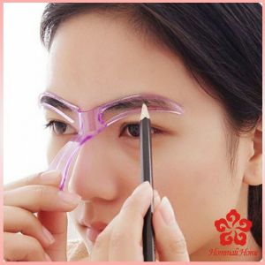 บล๊อคเขียนคิ้ว เลือกทรงสวยตามต้องการ มีแม่แบบ 8 แบบ eyebrow card