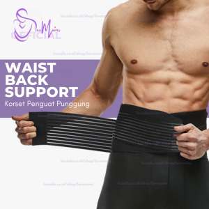 Sabuk Korset Lumbal Lumbar HNP Penyangga Pelindung Perut Pinggang Corset Terapi Kesehatan