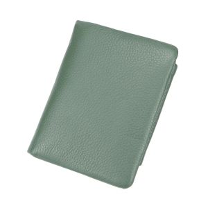 Royal Bagger Short Wallets for Women Genuine Cow Leather Large Capacity Trifold Wallet Card Storage Bag Fashion Coin Purse 3040