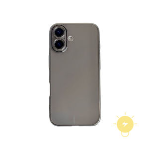 Phone Case For iPhone 17 Pro Max Plus 16 15 14 13 12 11 PC Transparent TPU Hard Cover Classic Couple Korean Aesthetic