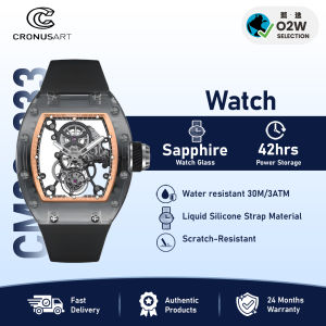 CRONUS ART Watch CM08-029 Sapphire Glass Tourbillon Series - Sapphire Glass Swiss Precision 42H Power Reserve