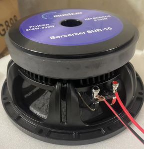 MUSICER Berserker SUB-10 600-800W 10 Inch Professional Sub Bass Speaker(Aluminum Basin Stand)