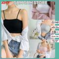 AO LÓT QUÂY, Áo Ngực Bra Ống 2 Dây Cotton Gân Tăm Có Mút Ngực. 