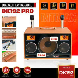 Loa Xách Tay siêu rẻ - siêu bền  Karaoke MTMAX DK192 Pro Bass 20 2 Trung 2 Treble Công Suất Đến 500W Chỉnh Bass Treble Echo VererbDelay