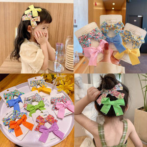 Set 2 kẹp nơ nhỏ cho bé cực xinh phong cách Hàn Quốc