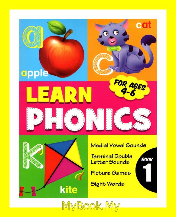 *NEW* MyB Buku : Learn Phonics Book 1 - Ages 4-6 Preschool Prasekolah ...