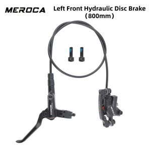KNSYYC MTB Bicycle Hydraulic Disc Brake Leak-Proof Integrated Oil Cylinder Smooth & Quiet Braking Front & Rear Hydraulic Disc Brake With Resin Brake Pads