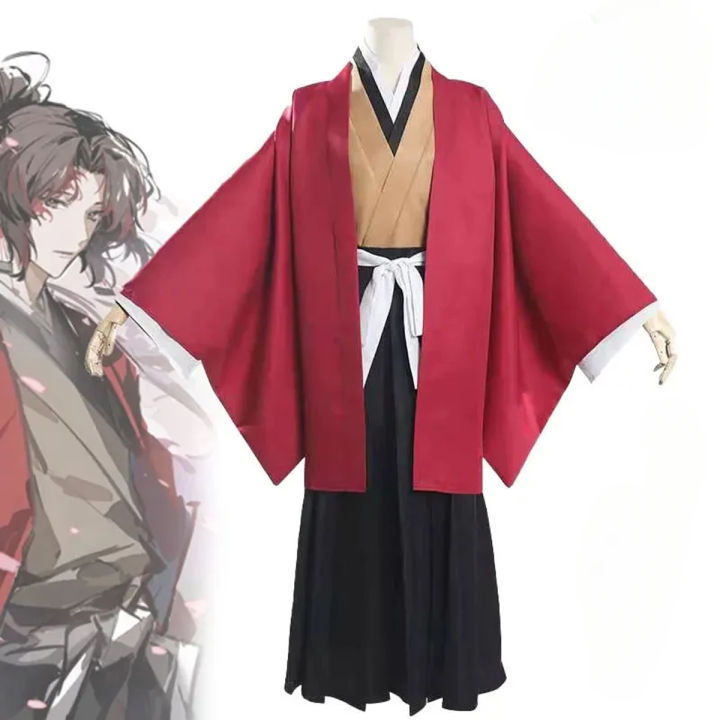 Costume Cosplay Kamado Tanjiro Demon Slayer – Kimono, Veste, Mantello – Taglia Adulti/Teen