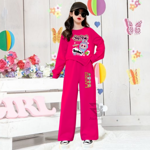 Setelan anak perempuan kekinian Labubu Boom viral