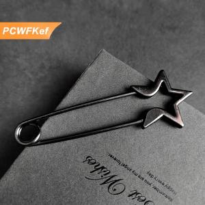 【PCWFKef】 Retro Chân Lớn Cho Quần Áo Kim Loại An Toàn Pins Jeans Ăn Mặc Khăn Có Thể Điều Chỉnh Pins Phụ Kiện