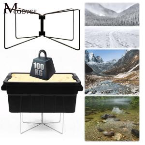 【Mojoyce】 Versatile Aluminum Alloy Box Stand - Portable Organizer for Camping Kitchen and Travel Cooking Needs