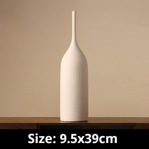 Hand-Brushed Ceramic Vase Retro Silent Home Living Room Morandi Decoration Ornaments