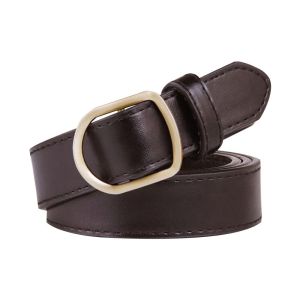 LUMINOU Thiết Kế sang trọng Giản dị Cổ điển Quần Váy Thắt Lưng Da Vành Đai Không có-Lỗ Khóa Dây Thắt Lưng Dây Đeo Thắt Lưng