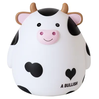 [SG SELLER]Piggy BankCute Cow Money Bank for Boys and GirlsChildrens Shatterproof Coin BankBest Birthday for Children
