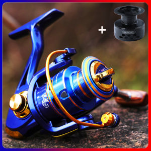 Sougayilang Cod Roda Berputar Dengan Pegangan Lurus Model 1000-7000 Reel Pancing Dengan Spool Cadangan 12 Bantalan Bola Untuk Air Asin Dan Air Tawar Sistem Drag Karbon Untuk Pancing Halus - Lazada