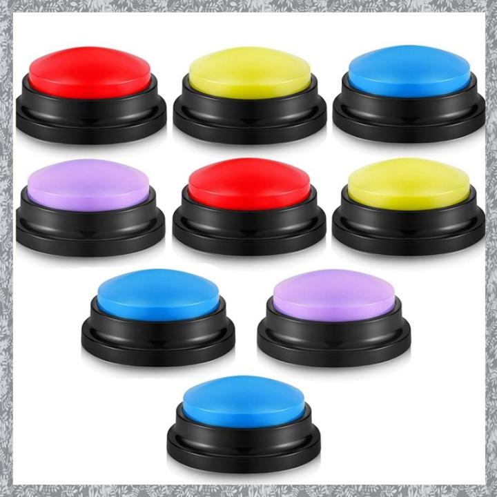 (TCRD) 8 PCS Answer Buzzers Button Answer Buzzer Game Show Buzzer ...