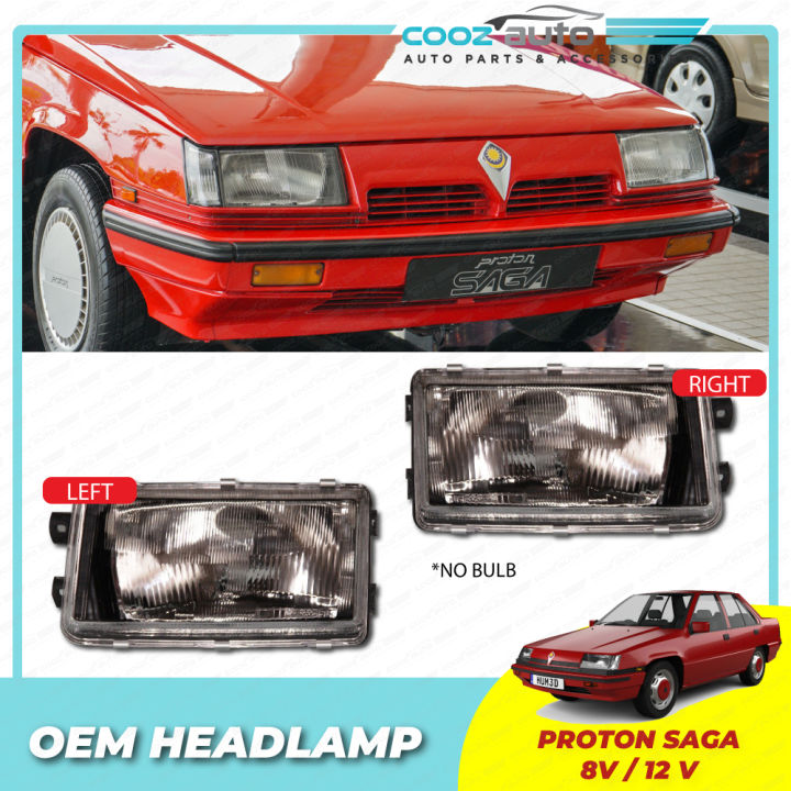 Proton Saga 8V 12V Front HeadLamp Head Lamp Light (No Bulb)