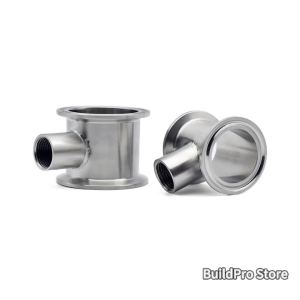 SS304 Tri-Clamp Reflux Column - 50mm 1.5"/2" with 1/2" Internal Thread High Purity for Homebrew Essential Oil Distillation