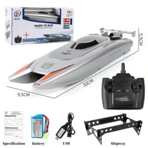 Speedboat Remote Control Boat Ship Yacht Gifts for Kids Racing Boats Childrens Pool Toys