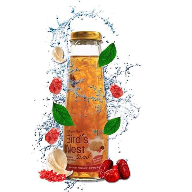 FG Walet Bird's Nest Collagen Plus Drink Red Dates + Wolfberry 250ml Natural Organic Supplement