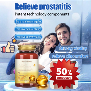 Mens prostate health capsules relieve discomfort strengthening body massage