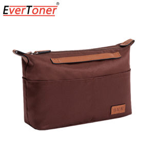 Evertoner tổ chức chèn satin Túi trang điểm cho lĩnh vực 22 30 40 Tote Túi lót với zip Shaper