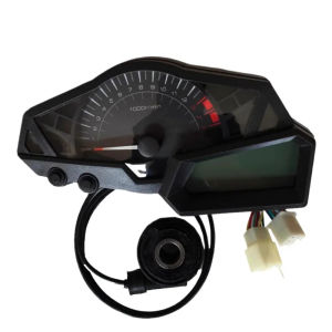 Motorcycle 15000RPM Speedometer LCD Odometer Speed Fuel Gauge Low Oil Level Indicator Flashing Alarm Fit for Ninja 300