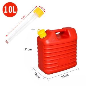 5L/ 10L/ 20L Oil Tank Gasoline Diesel Cans Mount Motorcycle Spare Fuel Tank Jerry Cans Plastic Car Petrol Tank