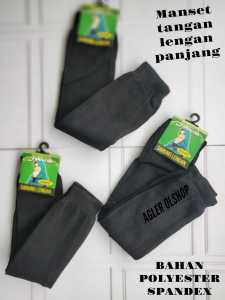 manset tangan lengan panjang warna hitam polos /sarung lengan pria dan wanita ukuran all size