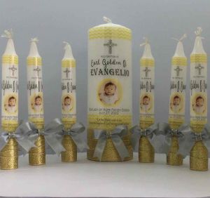 Personalized Candles for Baptism/Christening/Dedication