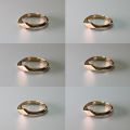 Alphabet Flannel Signet Ring. 