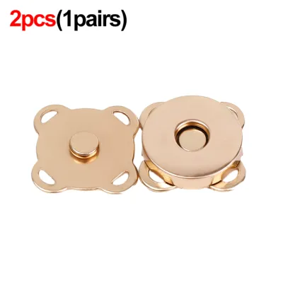 10Pcs Magnetic Snap Button Metal Plum Blossom Sew on Button Clasps Fasteners for Purses Handbag Clothes DIY Accessories