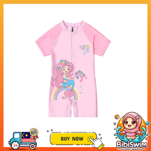 BIBISWIM Swimming Suit For Baby Girl Baby Boy Kids Swimsuit Swimwear one Piece | Kanak Kanak Baju Renang Budak Perempuan Baju Mandi Budak Lelaki