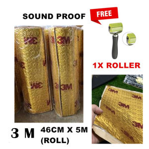 (Free Roller) 3 M Or Mohawk 46CM X 5M (ROLL) SOUND PROOF /HEAT INSULATION LAYER/SOUND DEADENING