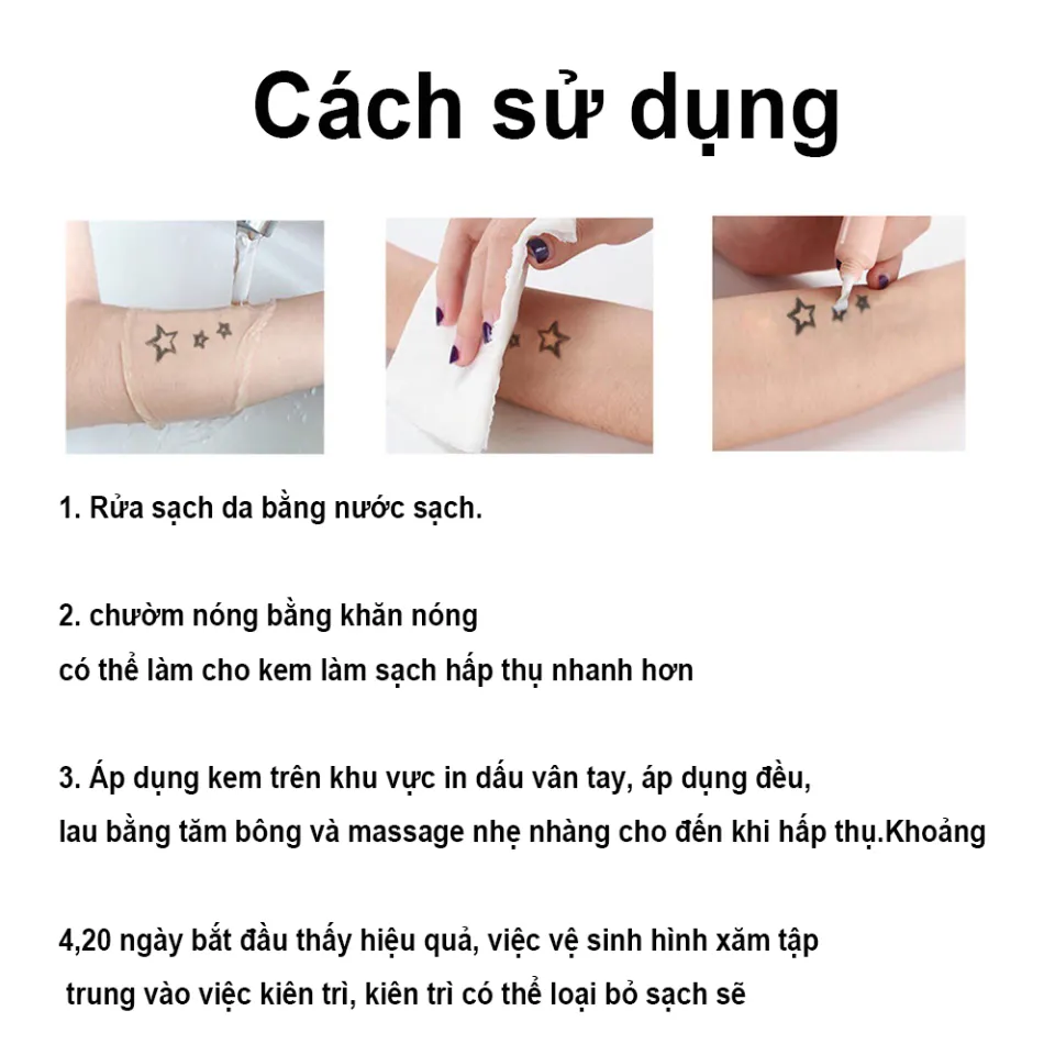 9 Cách Xoá Hình Xăm Dán “Siêu Dễ”