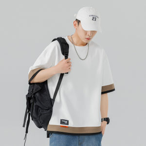 Summer T-Shirts Men Drop Shoulder Male Tshirts Korean Plus Size 6XL 7XL 8XL T Shirts Oversized Tee Top Boy Clothes Man Free Ship