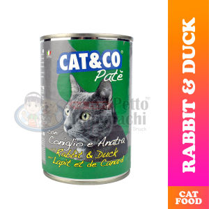 Cat & Co Pate - Rabbit & Duck 405g Cat Food for Cats Wet Cat Food