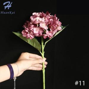 Simulation Hydrangea Artificial Flowers DIY Wedding Fake flower Wall Decoration Home Decoration Flower European style furniture living room decoration photography props Fake Flowers（1PC 46cm ））