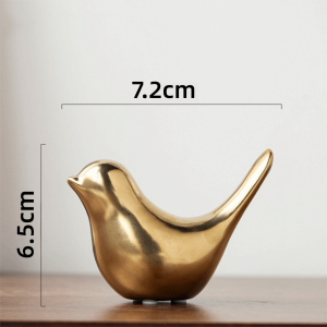 NEXTYOO Đen Trắng Tác phẩm điêu khắc chim Hiện đại Phong cách Bắc Âu Tượng gốm sứ hình chim Giá sách Đồ trang trí tượng động vật Bảng Hiển Thị