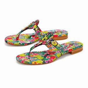 HOPE ROZA (ROSA) - MOONRAKER Women Round Toe Leather Sandal With Adjustable Strap- Soft and Anti Slip Sole Flat Leather Womens Sandals - Multicolor