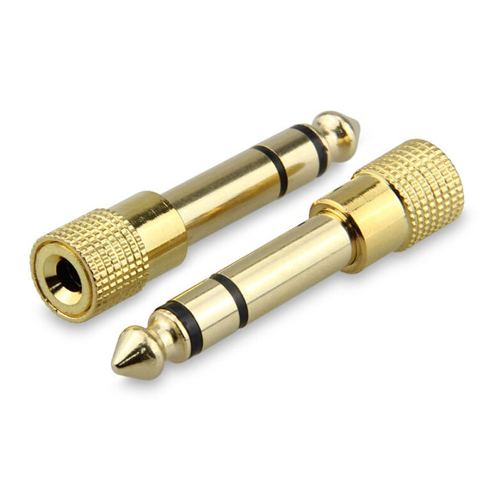 🟠🟡 MEET🟢🔵 6.5mm Male Plug To 3.5mm Female Jack Stereo Headphone Audio ...