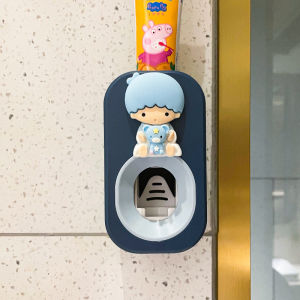 [โรงงานขายตรง] เล็บฟรีการ์ตูนอัตโนมัติยาสีฟันบีบเครื่องมือที่มีประโยชน์น่ารักเด็กสร้างสรรค์ขี้เกียจคั้นเจาะฟรี