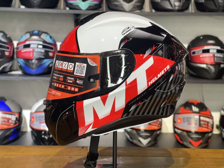 MT TARGO ODAR Fullface Single Visor Helmet (Clear Visor Only) Lazada PH